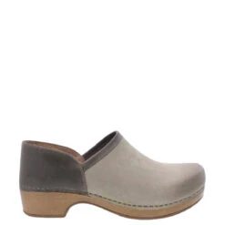 Dansko Women's Brenna Burnished Suede Taupe
