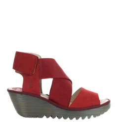 Fly London Women's Yuba Red