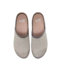 Dansko Women's Brenna Burnished Suede Taupe 7 Dansko Women's Brenna Burnished Suede Taupe -Summit Footwear 3852754917
