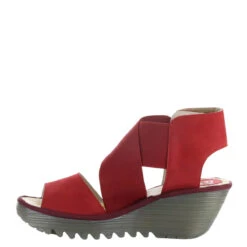 Fly London Women's Yuba Red -Summit Footwear 3852765841