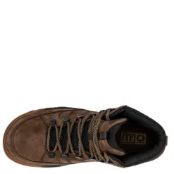Oboz Men's Burke Mid Leather B-Dry Dark Earth -Summit Footwear 3894248388