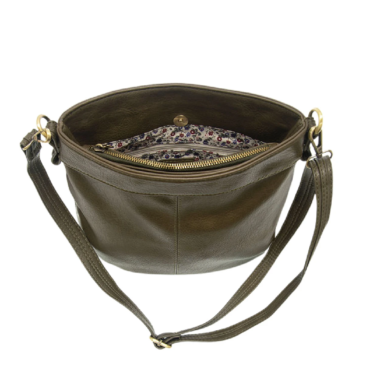 Joy Susan Cheyenne Crossbody Dark Moss 4 Joy Susan Cheyenne Crossbody Dark Moss - Image 4