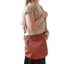 Joy Susan Cheyenne Crossbody Russet Brown 9 Joy Susan Cheyenne Crossbody Russet Brown -Summit Footwear 3897953321