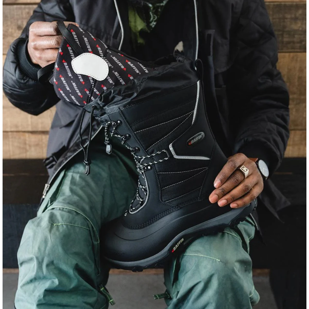 Baffin Men's Sequoia Black 4 Baffin Men's Sequoia Black - Image 4