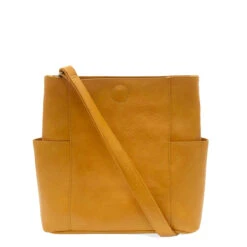Joy Susan Kayleigh Bucket Bag Mustard