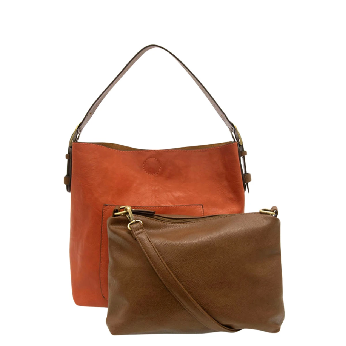Joy Susan Classic Hobo Handbag Terracotta 2 Joy Susan Classic Hobo Handbag Terracotta - Image 2