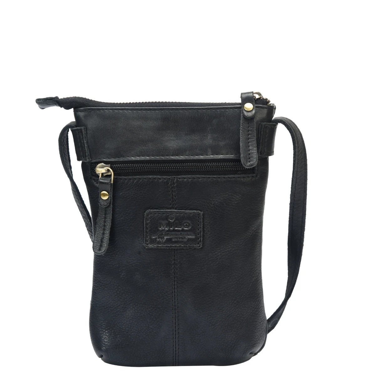 Milo Caen Leather Smart Phone Crossbody 3 Milo Caen Leather Smart Phone Crossbody - Image 3