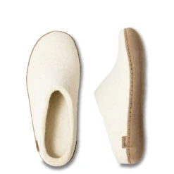 Glerups Unisex Slip On Leather White -Summit Footwear 3936478651