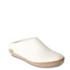 Glerups Unisex Slip On Leather White