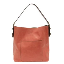 Joy Susan Classic Hobo Handbag Living Coral