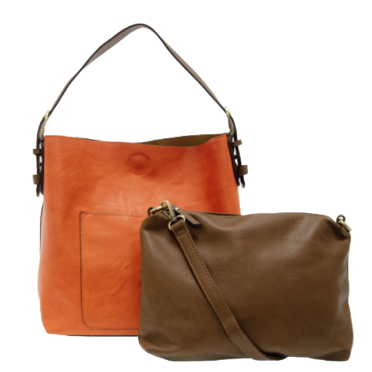 Joy Susan Classic Hobo Handbag Clementine 2 Joy Susan Classic Hobo Handbag Clementine - Image 2