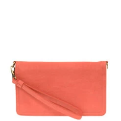 Joy Susan Billie Mini Organizer Crossbody Bright Coral