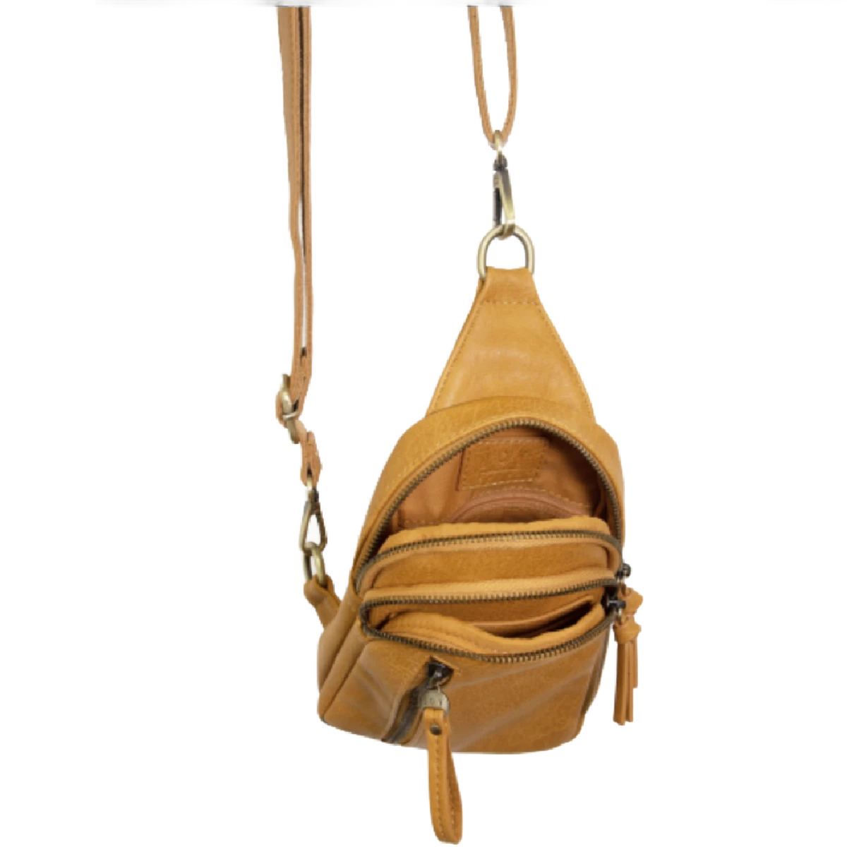 Joy Susan Skyler Sling Bag Mustard 3 Joy Susan Skyler Sling Bag Mustard - Image 3