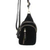 Joy Susan Skyler Sling Bag Velvet Black