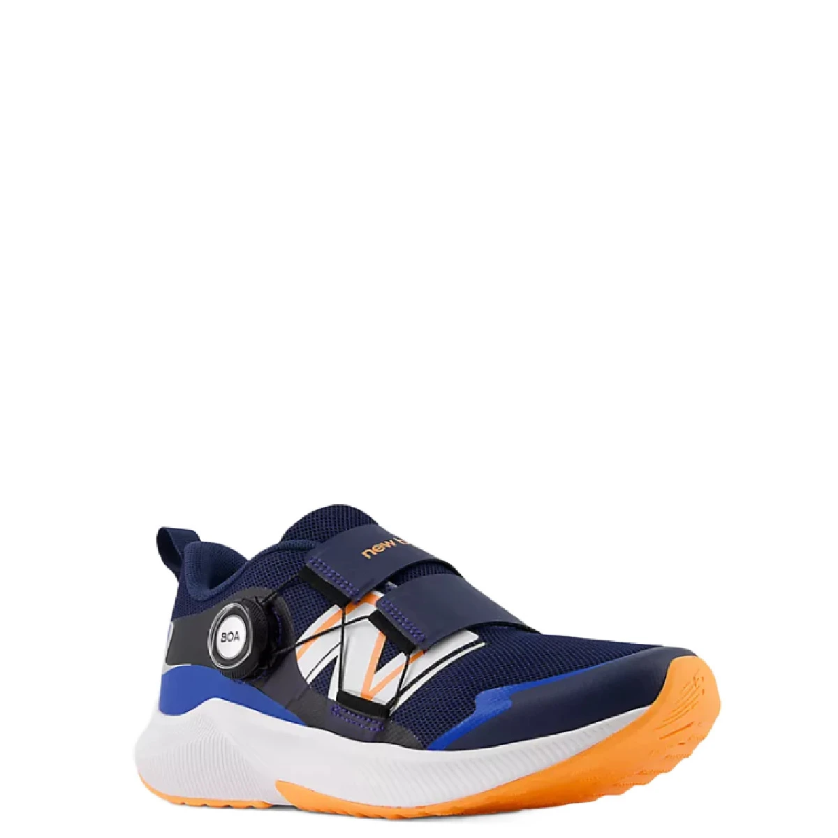New Balance Youth DynaSoft Reveal V4 BOA Navy/Orange 2 New Balance Youth DynaSoft Reveal V4 BOA Navy/Orange - Image 2