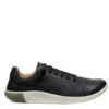 Keen Men's KNX Leather Sneaker Black/White