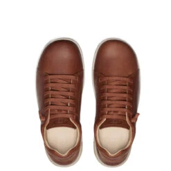 Keen Men's KNX Leather Sneaker Tortoise/Taupe -Summit Footwear 4304388023